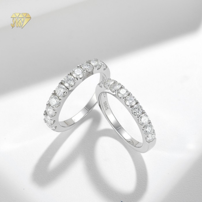 lab created diamond anniversary band