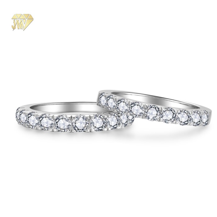 lab diamond anniversary band